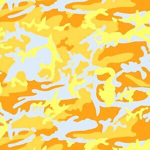 ANDY WARHOL Camoflage Bandana Hankie Scarf  (Licensed by Gingham)